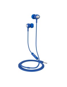 Celly UP500 Auricolare Cablato In-ear Musica e Chiamate Blu