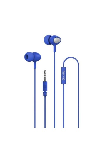 Celly UP500 Auricolare Cablato In-ear Musica e Chiamate Blu