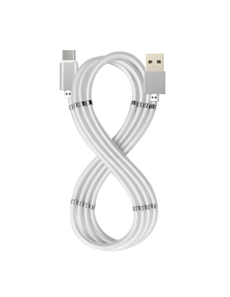 Celly USBUSBCMAGWH cavo USB USB 3.2 Gen 1 (3.1 Gen 1) 1 m USB A USB C Bianco