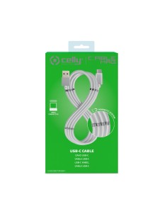 Celly USBUSBCMAGWH cavo USB USB 3.2 Gen 1 (3.1 Gen 1) 1 m USB A USB C Bianco 2