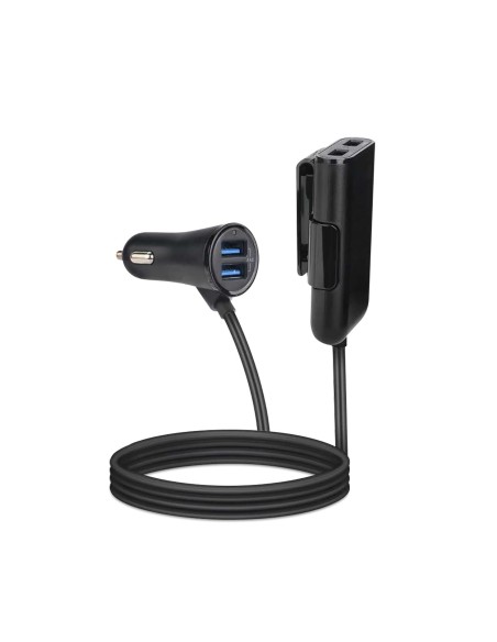 Celly CC4USBEXTBK Caricabatterie per dispositivi mobili Universale Nero Accendisigari Auto Celly CC4USBEXTBK Caricabatterie per dispositivi mobili Universale Nero Accendisigari Auto