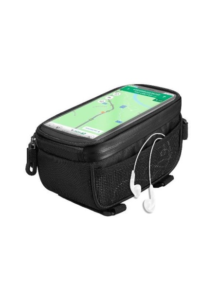 Celly WEATHERBIKEBK custodia per cellulare 17 cm (6.7") Custodia a sacchetto Nero