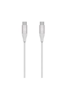 Celly USBCUSBCCOLWH cavo USB 1,5 m USB C Bianco
