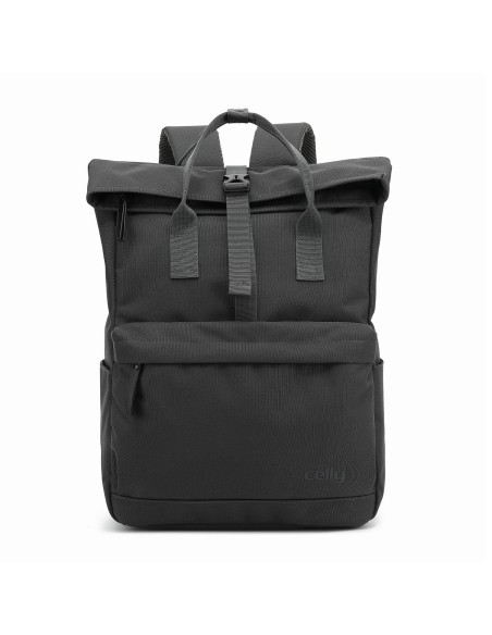 Celly VENTUREPACKGR zaino Zaino da viaggio Grigio PU pelle, Poliestere
