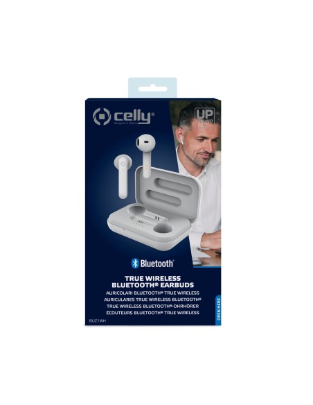 Celly Buz 1 Auricolare Wireless In-ear Musica e Chiamate Micro-USB Bluetooth Bianco