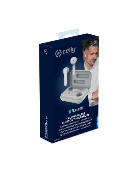 Celly Buz 1 Auricolare Wireless In-ear Musica e Chiamate Micro-USB Bluetooth Bianco