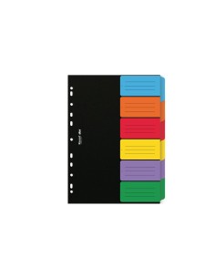 Rexel D26606 intercalare Cartella a soffietto espandibile Nero, Verde
