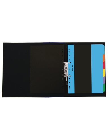 Rexel D26606 intercalare Cartella a soffietto espandibile Nero, Verde