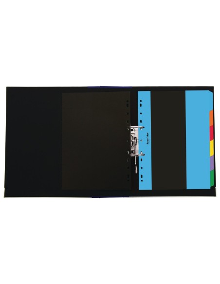 Rexel D26606 intercalare Cartella a soffietto espandibile Nero, Verde