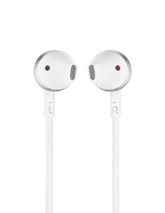 JBL Tune 205 Auricolare Cablato In-ear Musica e Chiamate Cromo, Bianco 2