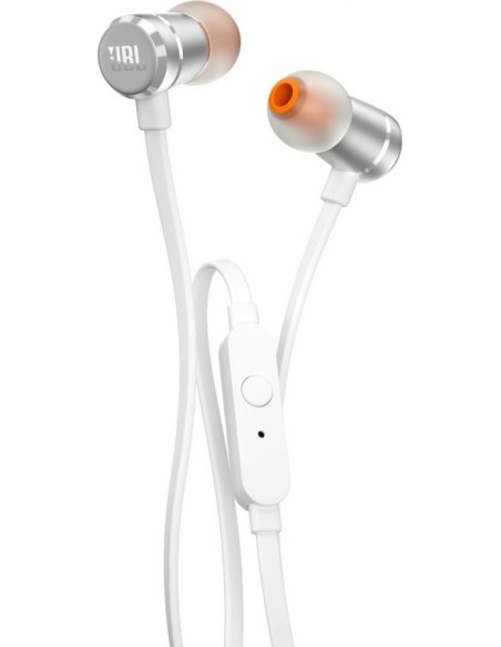 JBL T290 Auricolare Cablato In-ear Musica e Chiamate Argento
