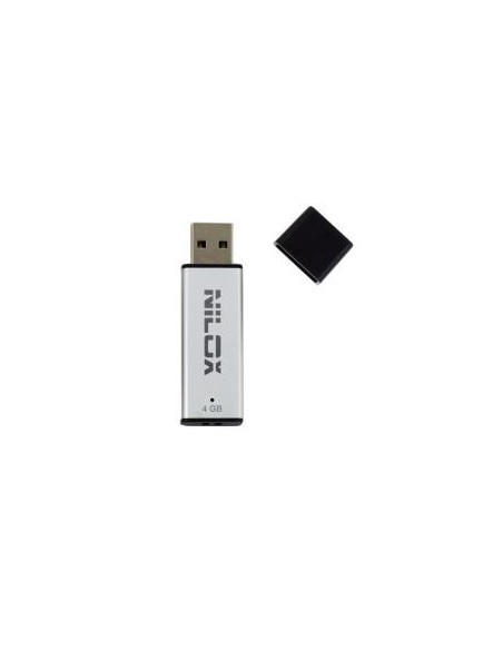 Nilox 4GB USB2.0 unità flash USB USB tipo A 2.0 Argento