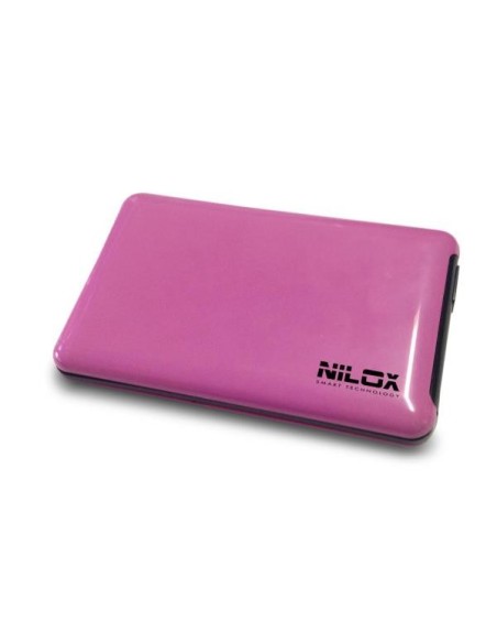 Nilox DH0002FU contenitore di unità di archiviazione Custodia per Disco Rigido (HDD) Rosa 2.5"