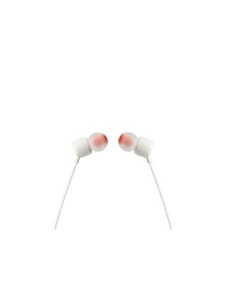 JBL Tune 110 Auricolare Cablato In-ear MUSICA Bianco