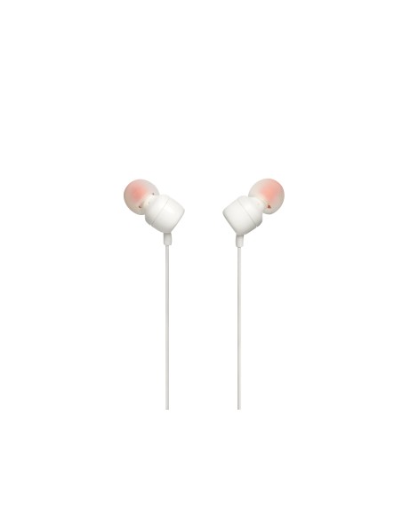 JBL Tune 110 Auricolare Cablato In-ear MUSICA Bianco