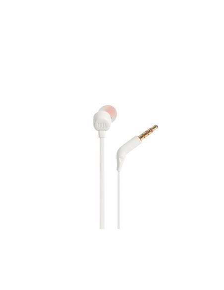 JBL Tune 110 Auricolare Cablato In-ear MUSICA Bianco