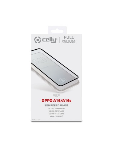 Celly FULL GLASS Oppo A16 Oppo A16S Pellicola proteggischermo trasparente 1 pz