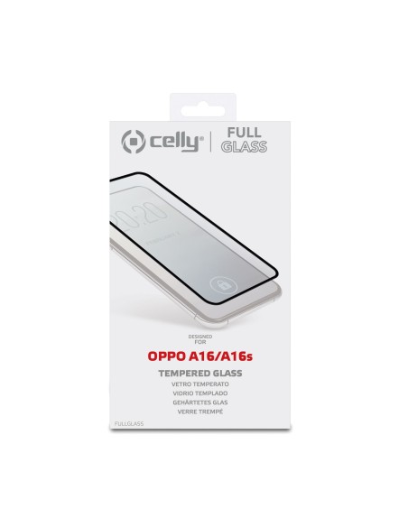 Celly FULL GLASS Oppo A16 Oppo A16S Pellicola proteggischermo trasparente 1 pz