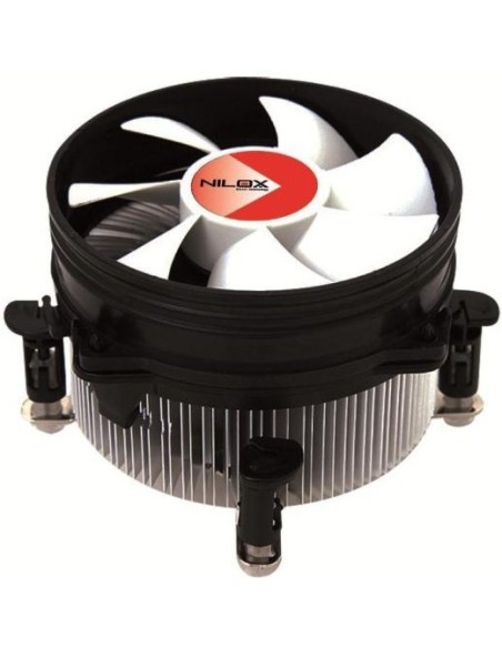 Nilox 03NX029825001 sistema di raffreddamento per computer Processore Raffreddatore d'aria 9,2 cm Alluminio, Nero, Bianco