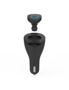 Celly BHDUOBK cuffia e auricolare Wireless Portatile Auto Bluetooth Nero