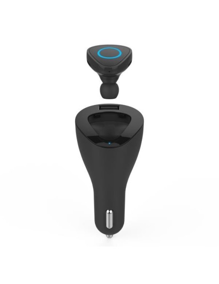 Celly BHDUOBK cuffia e auricolare Wireless Portatile Auto Bluetooth Nero
