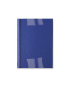 GBC Copertine rilegatura termica LeatherGrain 1,5mm blu royal