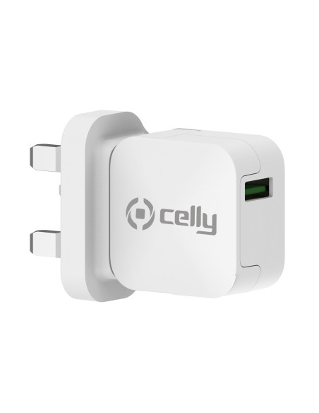 Celly TCUSBTURBOUK Caricabatterie per dispositivi mobili Fotocamera, Comandi di gaming, Cuffie, Telefono cellulare, Power bank, Celly TCUSBTURBOUK Caricabatterie per dispositivi mobili Fotocamera, Comandi di gaming, Cuffie, Telefono cellulare, Power bank,