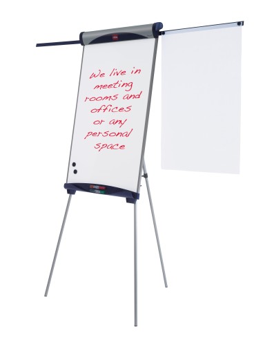 Nobo Portablocco a cavalletto magnetico in acciaio con barra di supporto e bracci estens