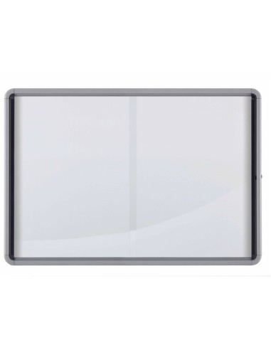 Nobo Bacheca per interni-fondo magnetico 8xA4 anta scorrevole