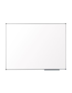 Nobo Lavagna bianca magnetica in acciaio Basic 900x600 con bordo basico