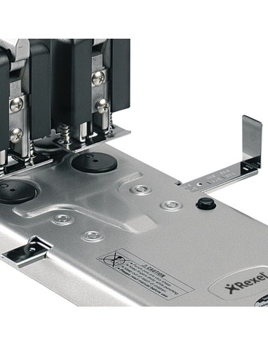 Rexel HD2150 Perforatore a 2 Fori per Grandi Volumi - Argento Nero