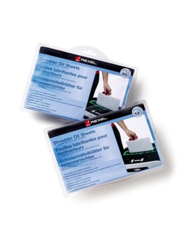 Rexel Fogli lubrificanti per distruggidocumenti (20)