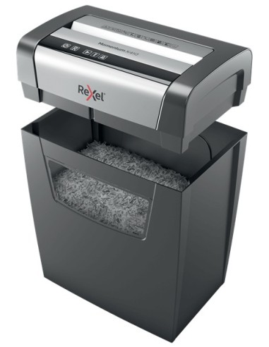Rexel Momentum X410 distruggi documenti Taglio a particelle Nero, Grigio