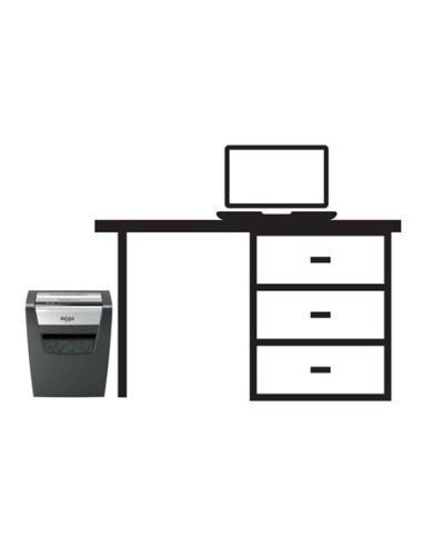 Rexel Momentum X312 distruggi documenti Taglio a particelle Nero, Grigio