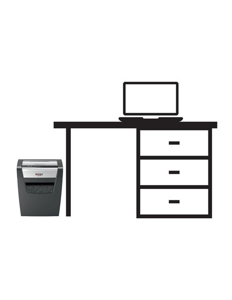 Rexel Momentum X312 distruggi documenti Taglio a particelle Nero, Grigio