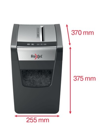 Rexel Momentum X410-SL distruggi documenti Triturazione incrociata Nero, Grigio