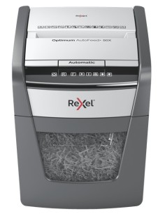 Rexel Optimum AutoFeed+ 50X distruggi documenti Triturazione incrociata 55 dB 22 cm Nero, Grigio