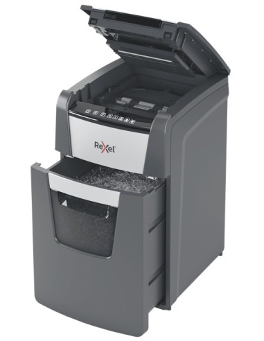 Rexel AutoFeed+ 150M distruggi documenti Taglio a frammenti 55 dB 22 cm Nero, Grigio