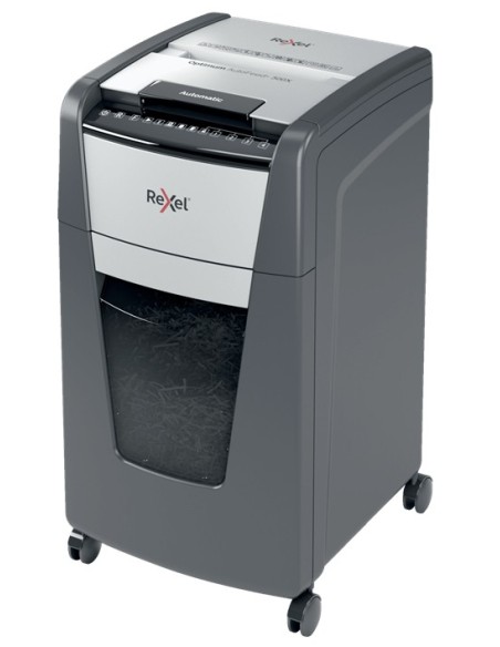 Rexel AutoFeed+ 300X distruggi documenti Triturazione incrociata 55 dB 23 cm Nero, Grigio