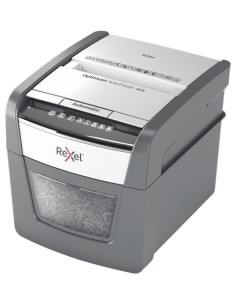 Rexel AutoFeed 45X distruggi documenti Triturazione incrociata 55 dB Nero, Argento 2