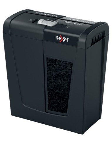 Rexel Secure S5 distruggi documenti Taglio a striscia 70 dB Nero