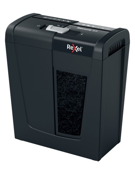 Rexel Secure S5 distruggi documenti Taglio a striscia 70 dB Nero