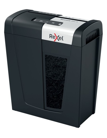 Rexel Secure MC4 distruggi documenti Taglio a frammenti 60 dB Nero, Argento