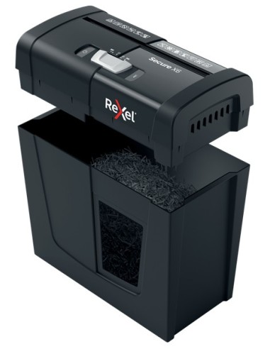 Rexel Secure X6 distruggi documenti Triturazione incrociata 70 dB Nero