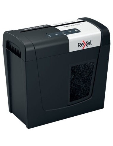 Rexel Secure MC3 distruggi documenti Triturazione incrociata 60 dB Nero, Argento