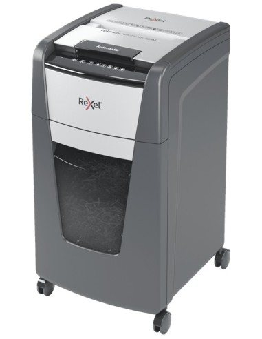 Rexel AutoFeed+ 225M distruggi documenti Taglio a frammenti 55 dB 23 cm Nero, Grigio