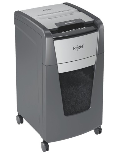 Rexel AutoFeed+ 225M distruggi documenti Taglio a frammenti 55 dB 23 cm Nero, Grigio