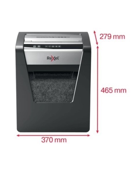Rexel Momentum X415 distruggi documenti Triturazione incrociata Nero, Grigio