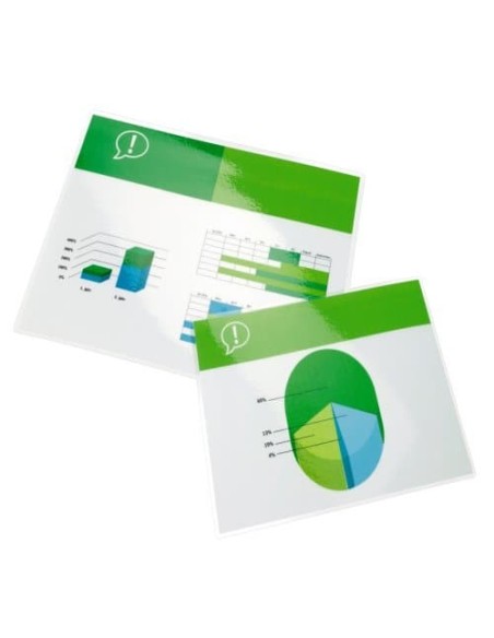 GBC Pouch per plastificazione documenti A4 2x100mic lucide (100) GBC Pouch per plastificazione documenti A4 2x100mic lucide (100)