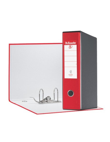 Esselte EUROFILE raccoglitore ad anelli Rosso